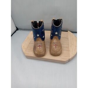 Boot Barn American Flag Themed Baby Cowboy Boots Size‎ 1.0